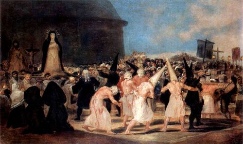 "Procesión de disciplinantes", de Goya
